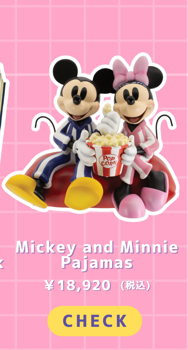 Mickey and Minnie Pajamas ¥18,920（税込）