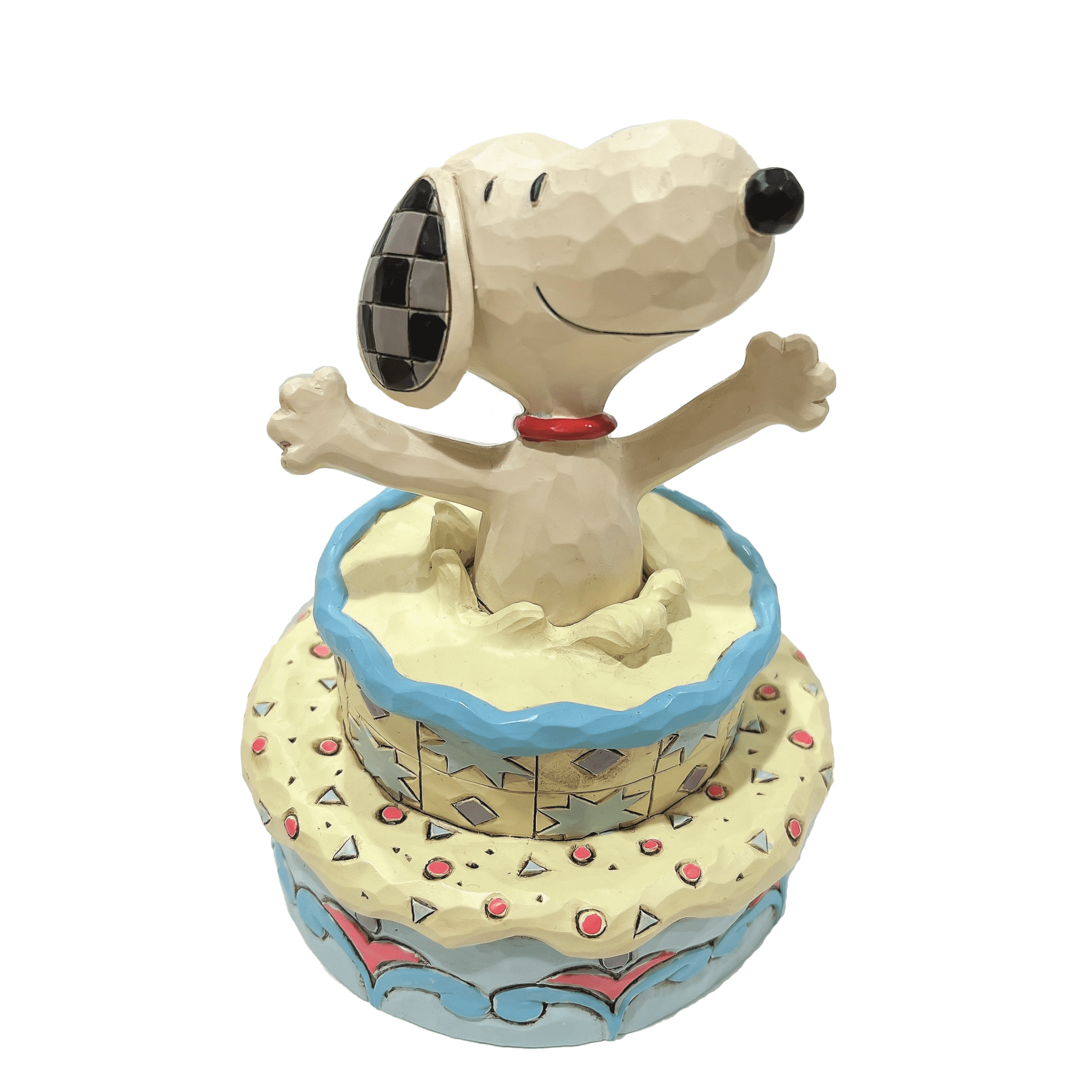 Snoopy Jumping out of Birthday Cake