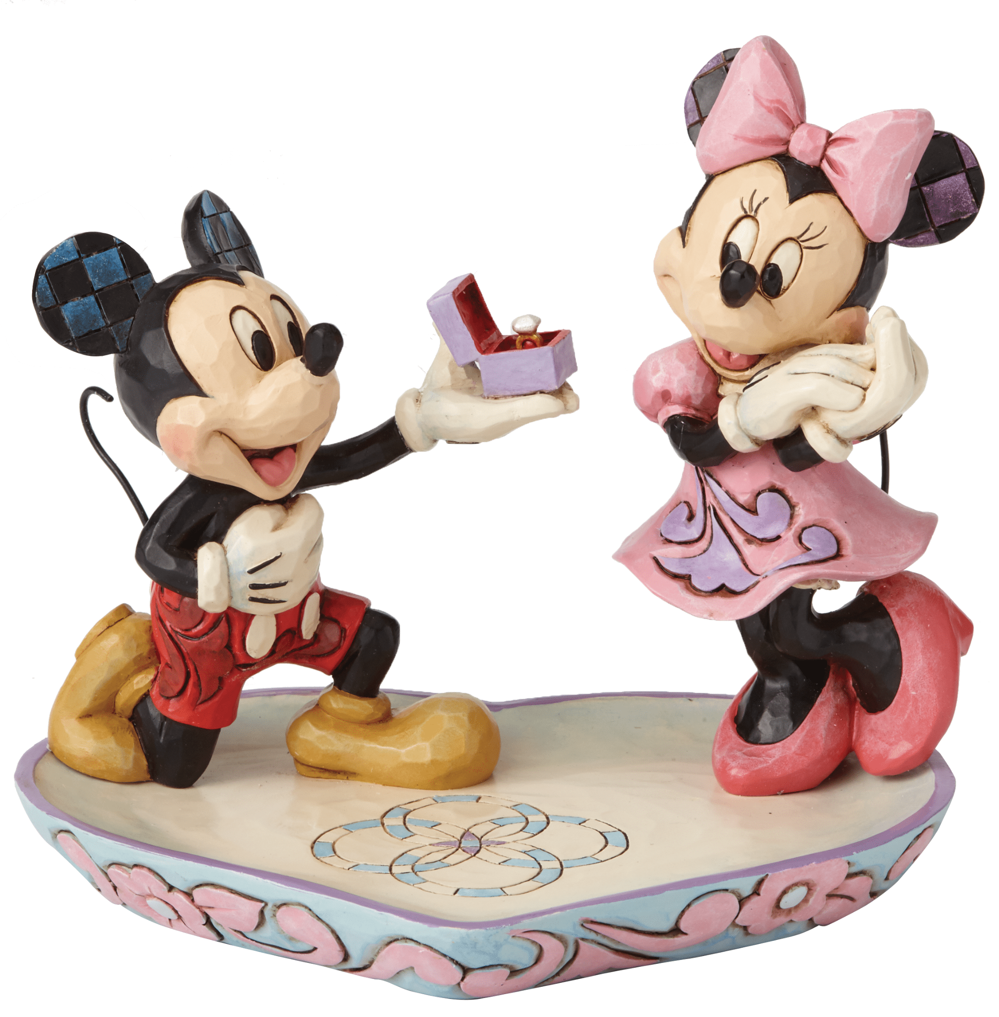 Mickey Proposing to Minnie