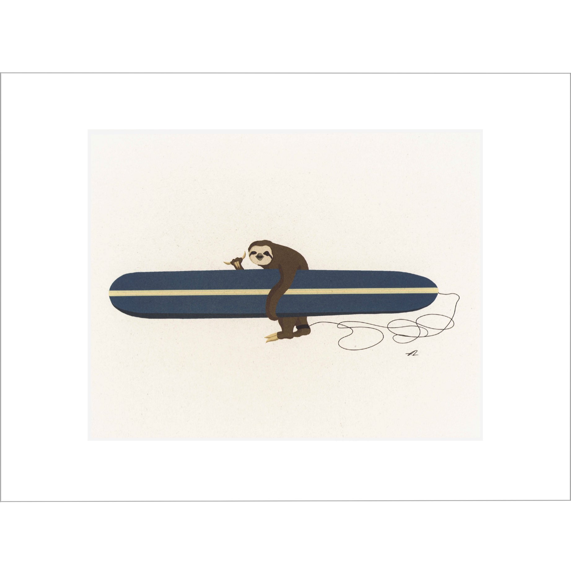 Surfing Sloth / matt / M