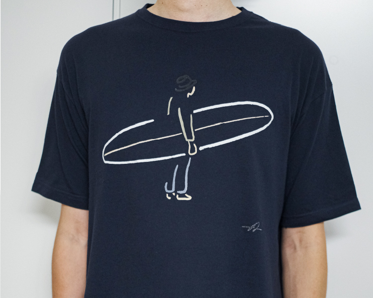Art-shirt / surfboards and hats / Fabian