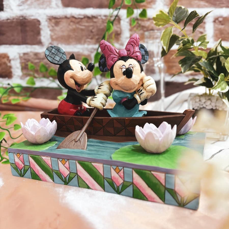 ミッキー＆ミニー LED ラブ ローボート ディズニートラディション ジムショア Mickey and Minnie LED Love Rowboat ミッキー・ミニー LED ラブ