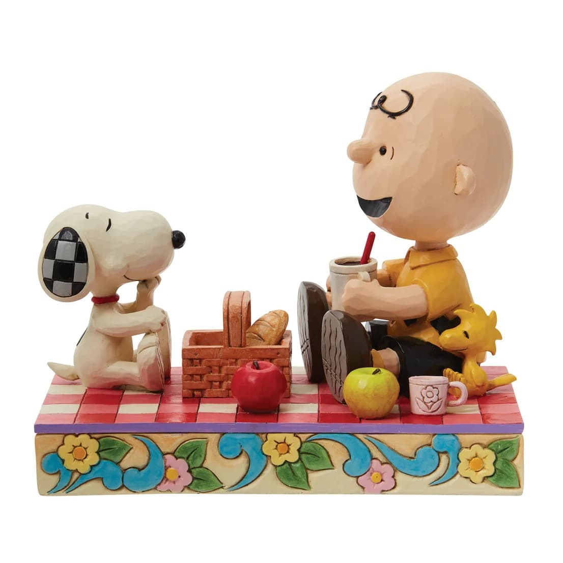 Snoopy, Charlie Brown and Woodstck
