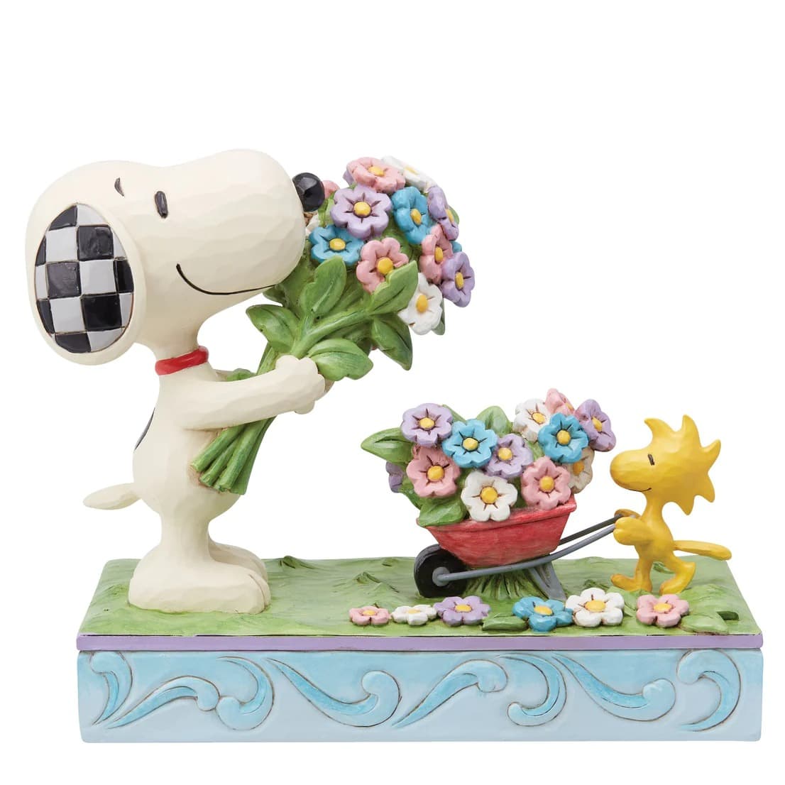 Snoopy Flowers and Woodstock