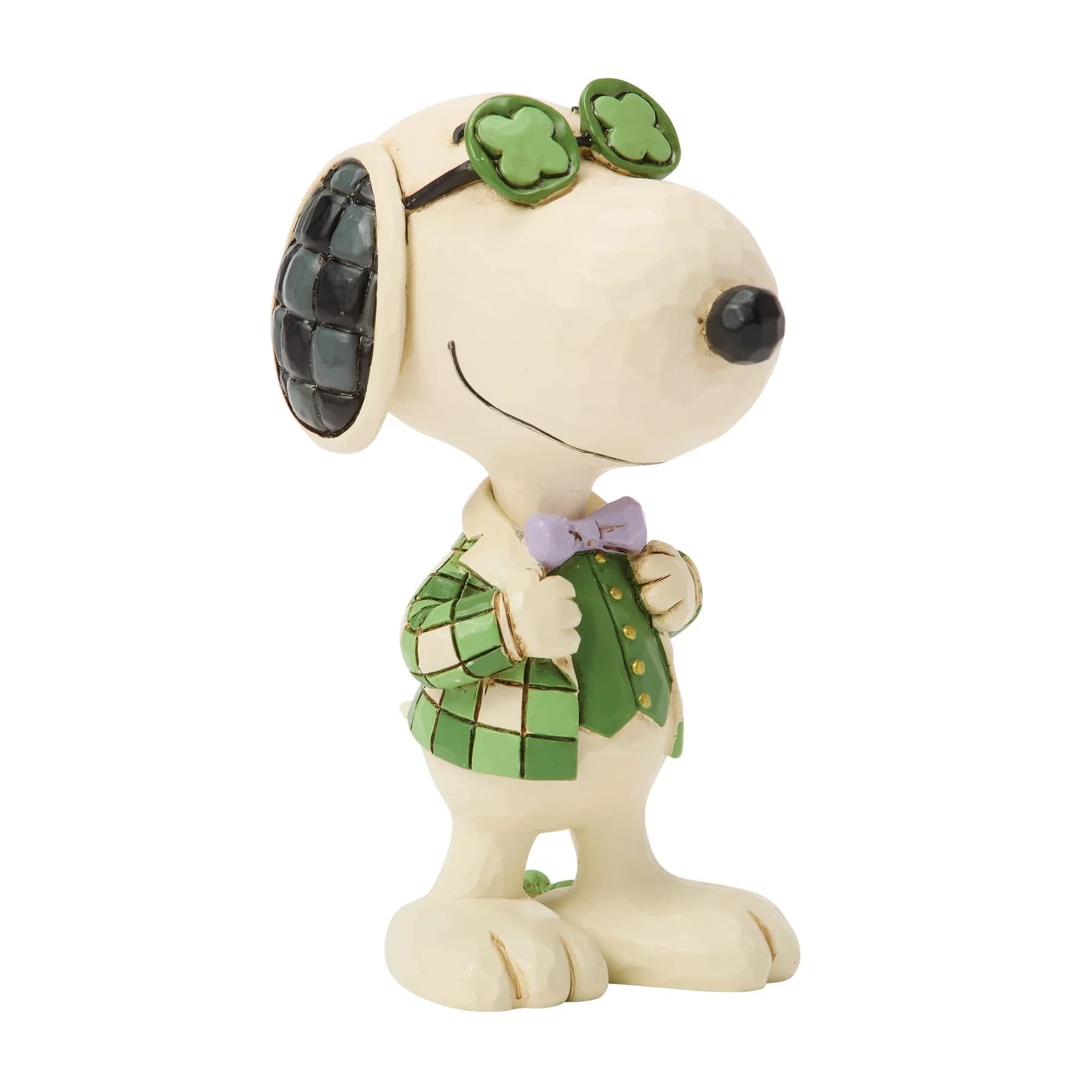 Mini Snoopy Shamrock Glasses